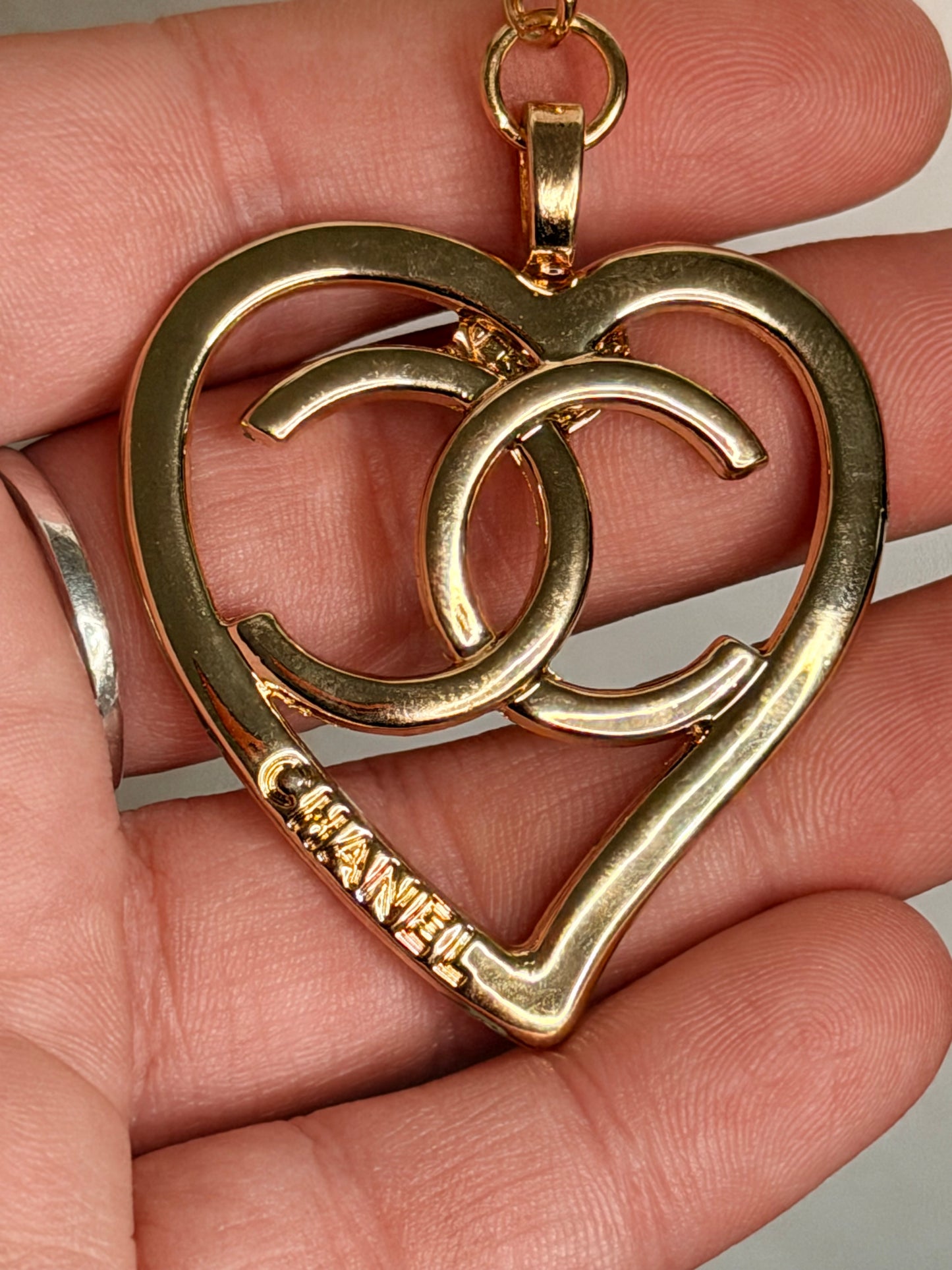 CC heart necklace