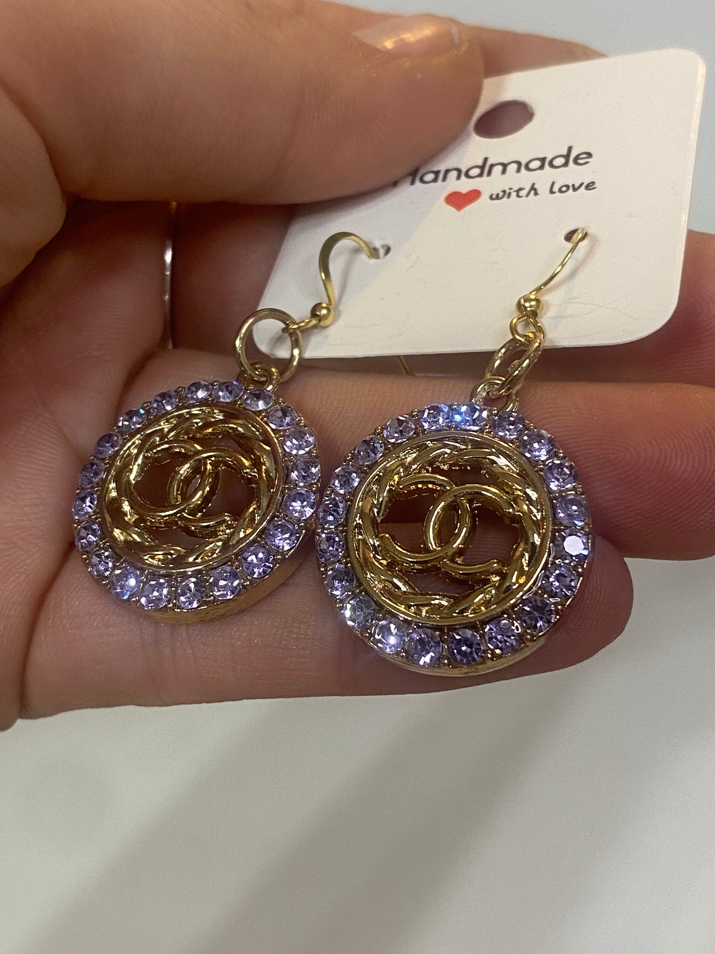 Purple circle Chanel