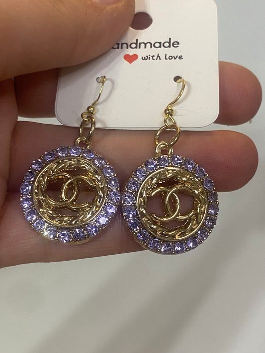 Purple circle Chanel