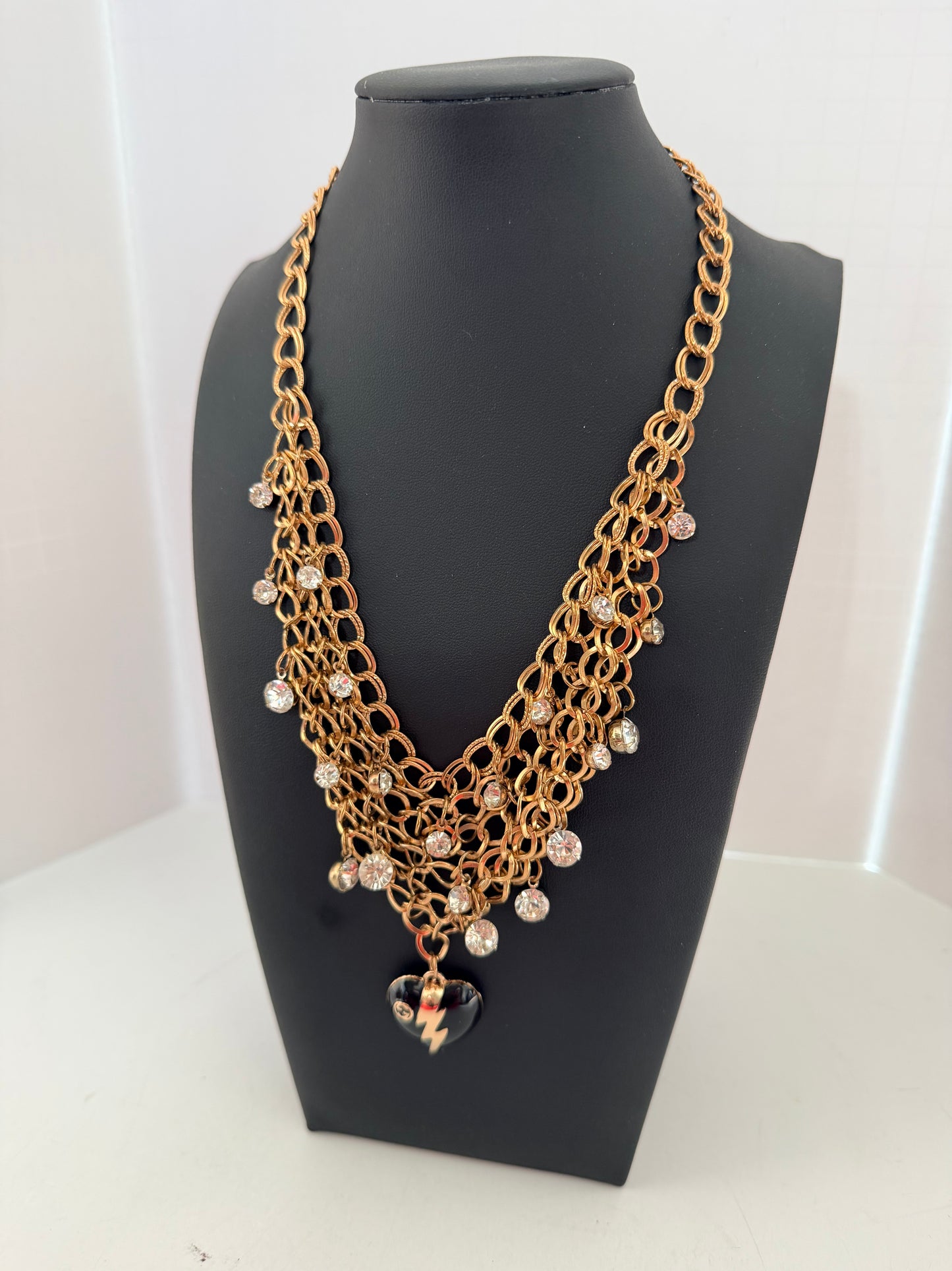 GG heart necklace