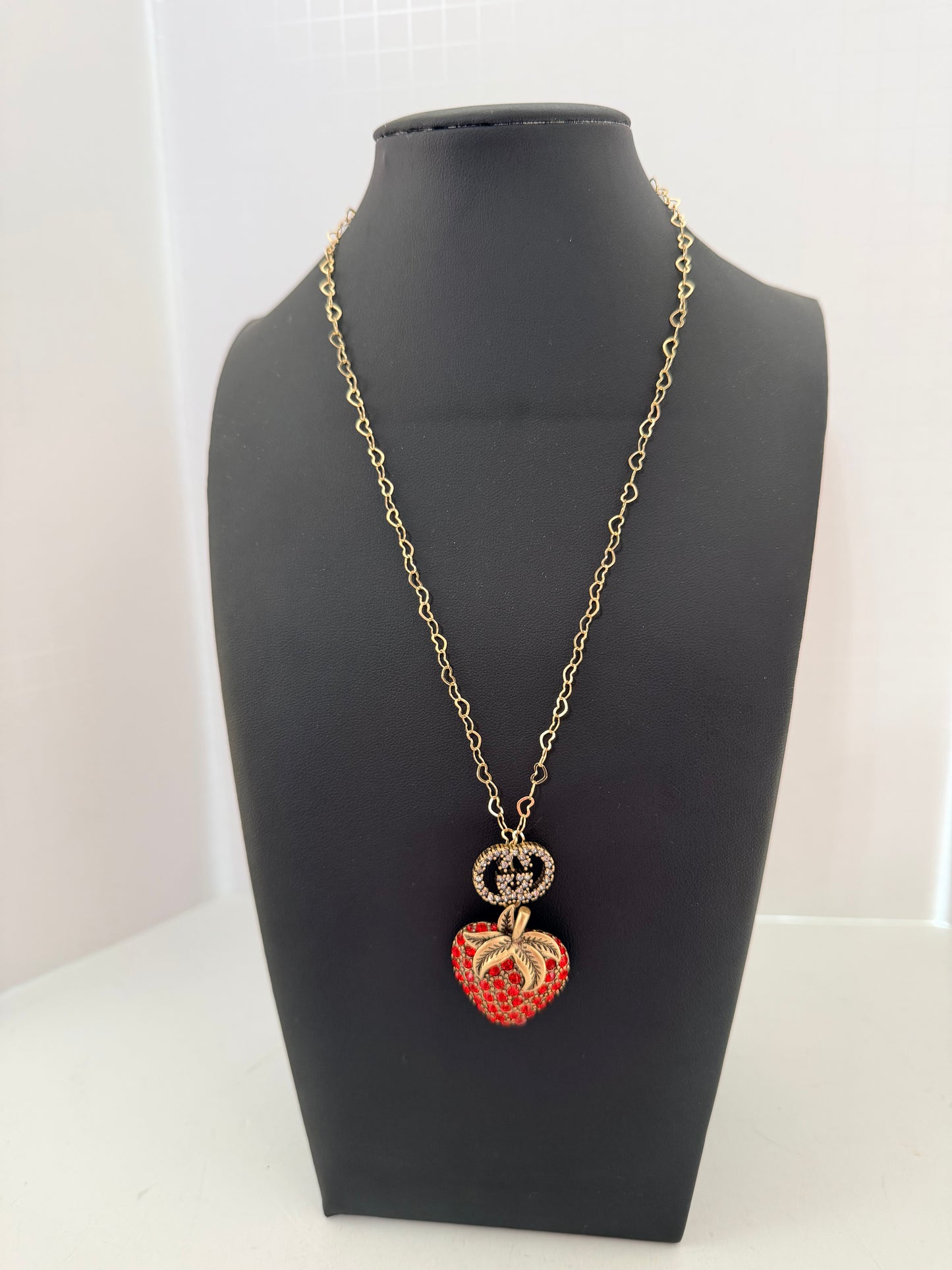 GG strawberry necklace