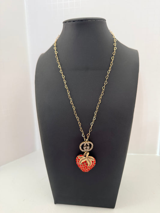 GG strawberry necklace