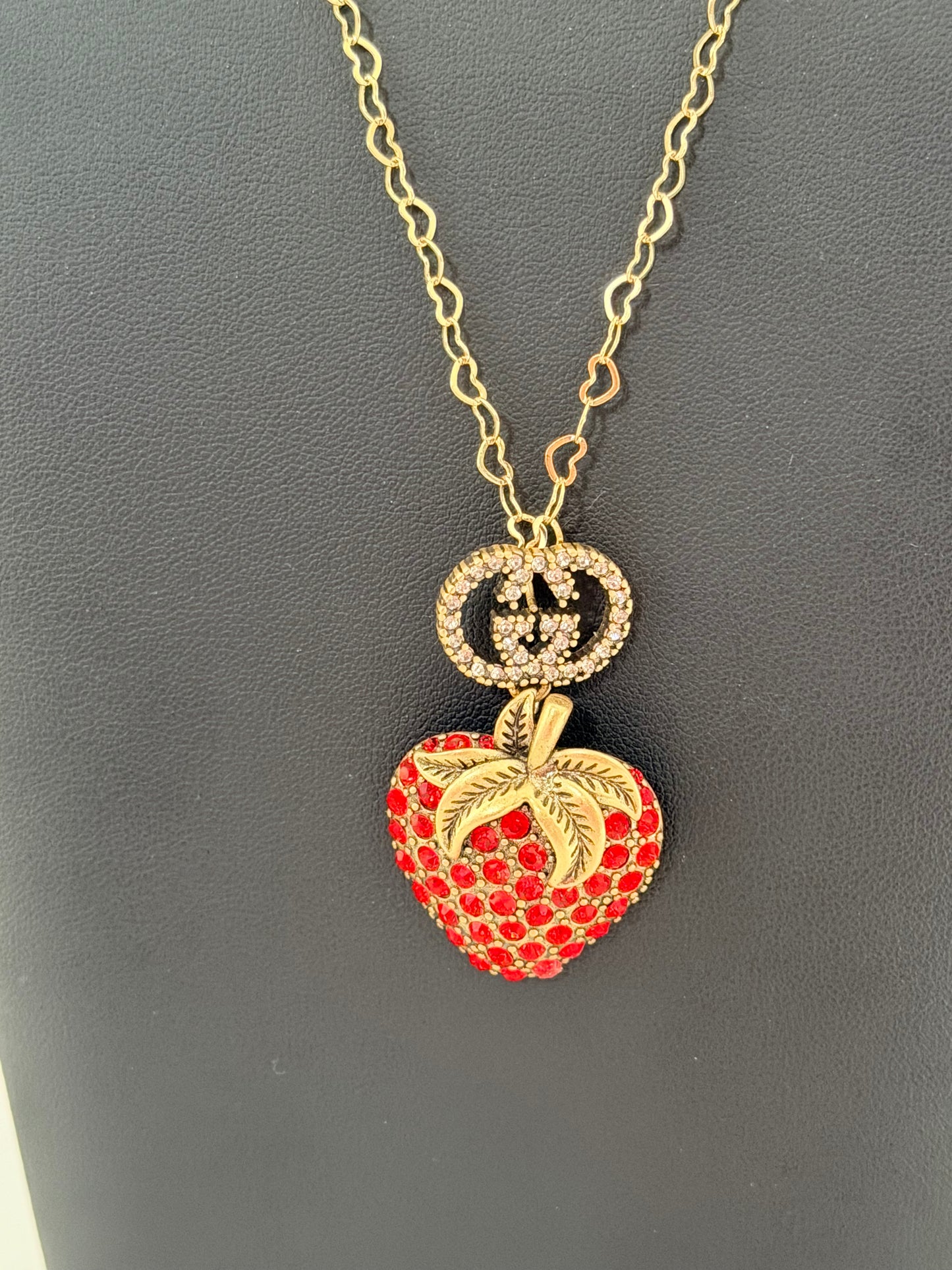 GG strawberry necklace